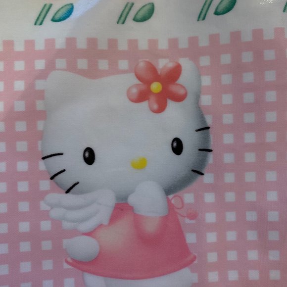 VINTAGE 1997 HELLO KITTY PLASTIC TOTE BAG - Picture 12 of 14